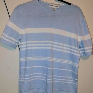 Cathy Daniel's Striped blue Sweater
